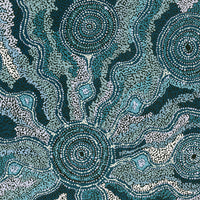 Aboriginal Artwork by Audrey Brumby, Ngura Tjuta Munu Tjukula Tjuta, 91x66cm