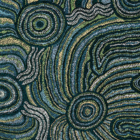 Aboriginal Artwork by Audrey Brumby, Ngura Tjuta Munu Tjukula Tjuta, 91x66cm