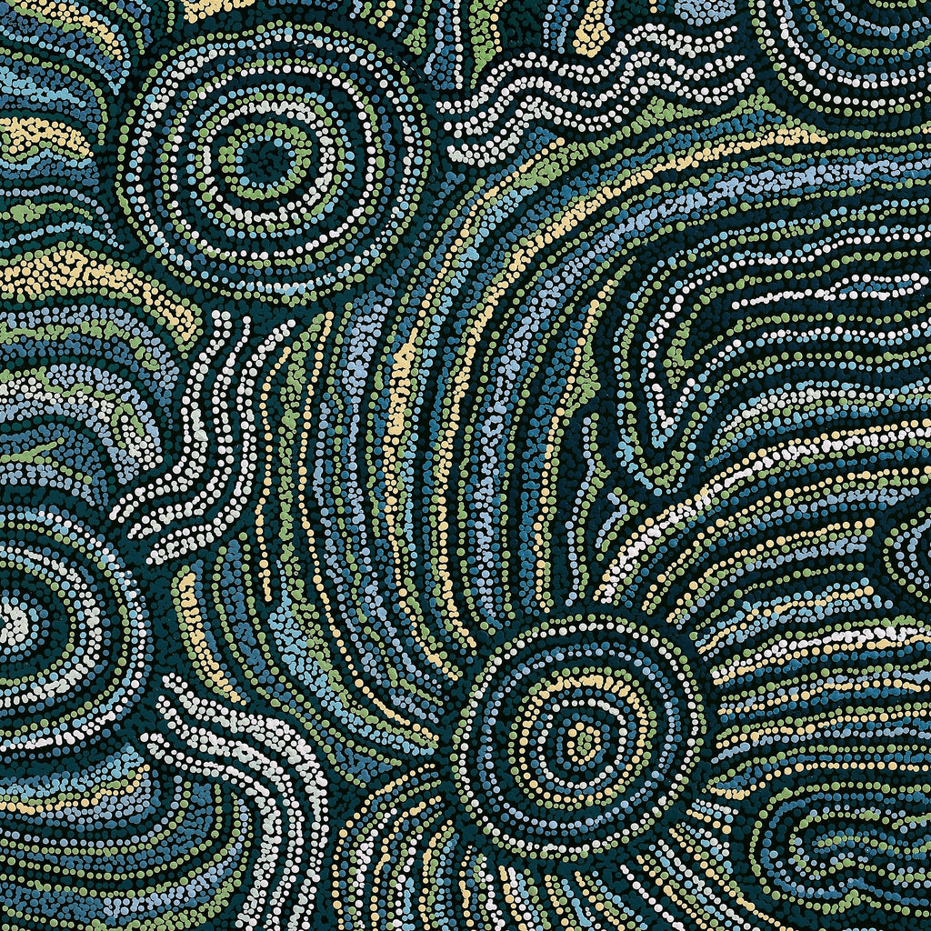 Aboriginal Art by Audrey Brumby, Ngura Tjuta Munu Tjukula Tjuta, 91x66cm - ART ARK®