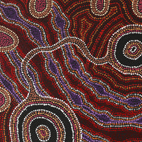 Aboriginal Artwork by Audrey Brumby, Ngura Tjuta Munu Tjukula Tjuta, 92x65cm