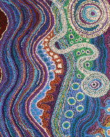 Aboriginal Artwork by Audrey Brumby, Ngura Tjuta Munu Tjukula Tjuta, 400x122cm