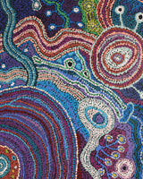 Aboriginal Artwork by Audrey Brumby, Ngura Tjuta Munu Tjukula Tjuta, 400x122cm