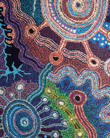 Aboriginal Artwork by Audrey Brumby, Ngura Tjuta Munu Tjukula Tjuta, 400x122cm