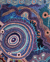 Aboriginal Artwork by Audrey Brumby, Ngura Tjuta Munu Tjukula Tjuta, 400x122cm