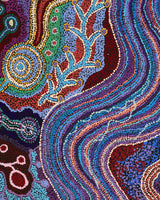 Aboriginal Artwork by Audrey Brumby, Ngura Tjuta Munu Tjukula Tjuta, 400x122cm