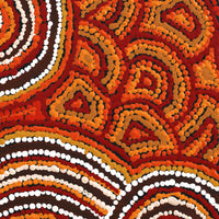 Aboriginal Artwork by Barbara Baker Milpati, Ngapari Tjukurpa, 91x71cm