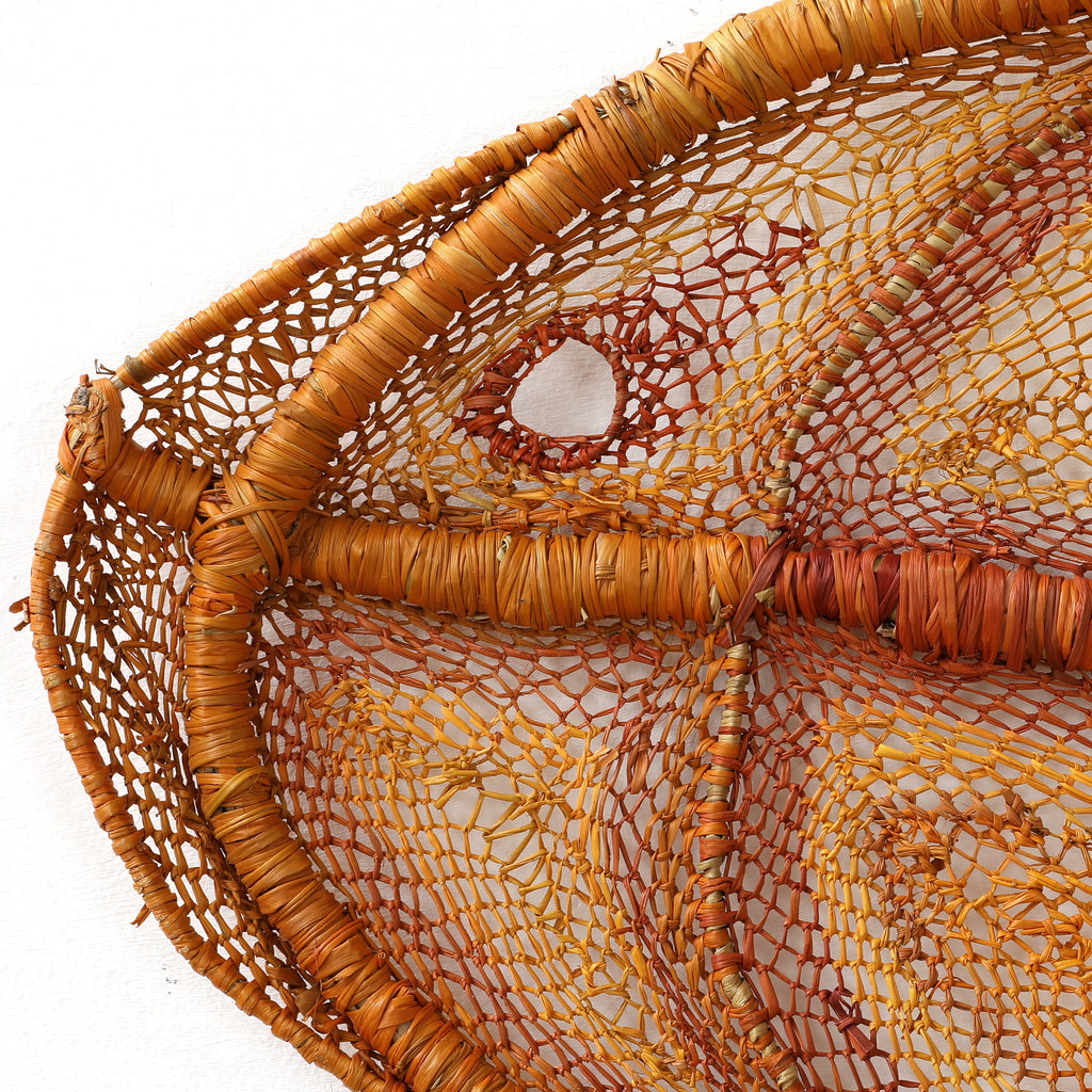 Aboriginal Artwork by Basma Nulla, Borndolk (Glossamia aprion), 153x44cm