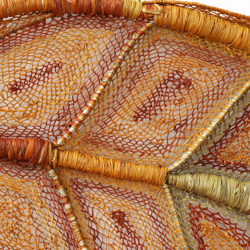 Aboriginal Artwork by Basma Nulla, Borndolk (Glossamia aprion), 153x44cm