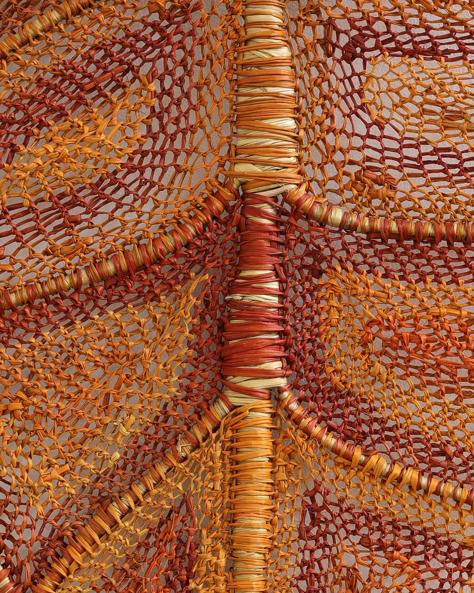 Aboriginal Artwork by Basma Nulla, Yawkyawk - fish-women spirit, 125x43cm