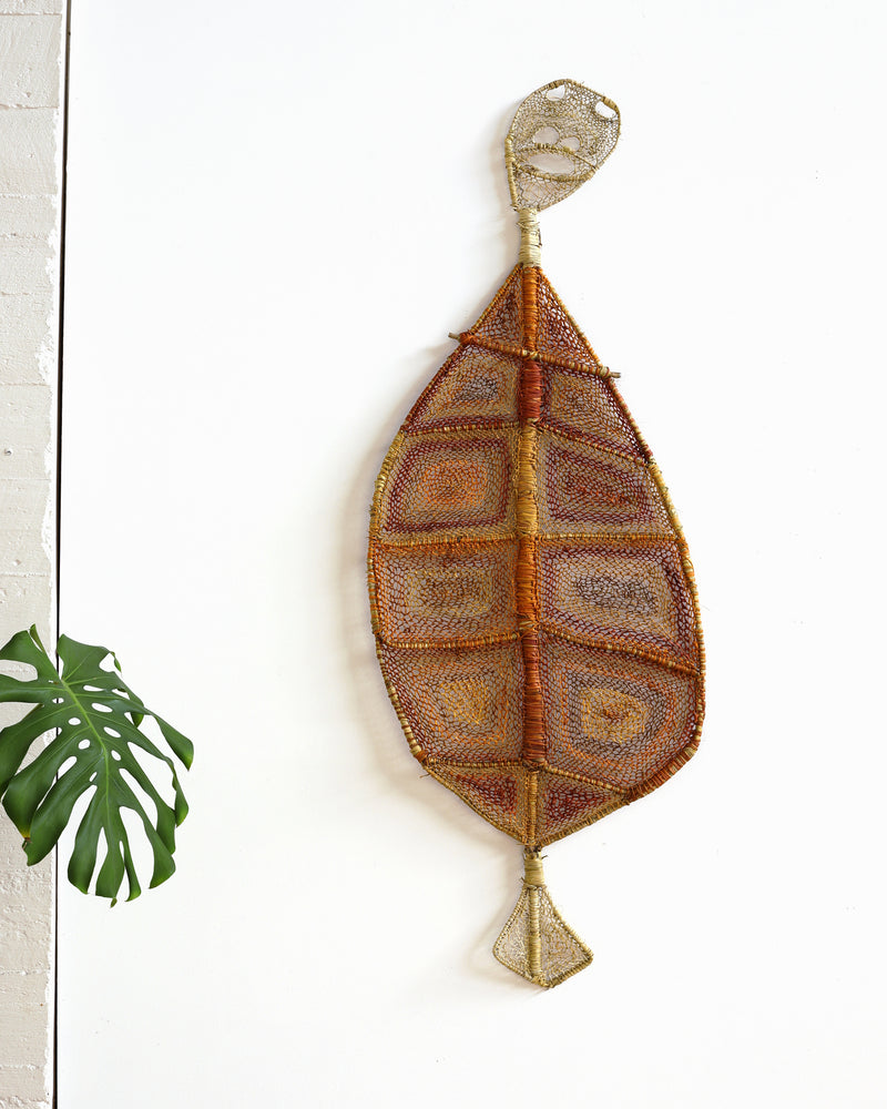 Aboriginal Artwork by Basma Nulla, Yawkyawk - fish-women spirit, 142x50cm
