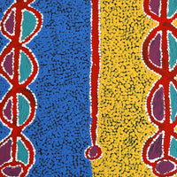 Aboriginal Artwork by Bernard Japanangka Watson, Pamapardu Jukurrpa (Flying Ant Dreaming) - Warntungurru, 50x40cm