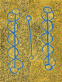 Aboriginal Artwork by Bernard Japanangka Watson, Pamapardu Jukurrpa - Warntungurru, 61x46cm