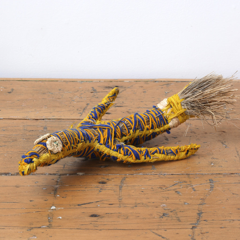 Aboriginal Artwork by Beryl Bell - Tjulpu (bird) Tjanpi Sculpture