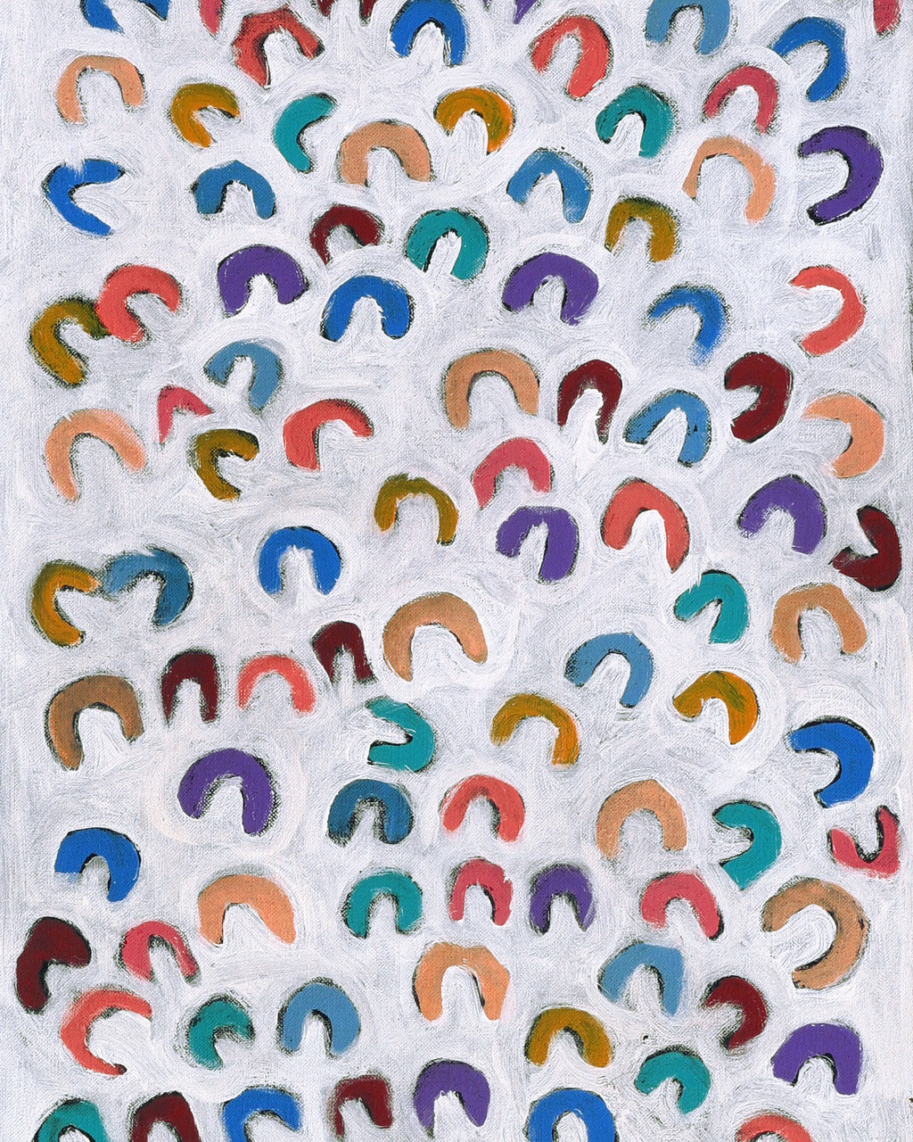 Bess Napanangka Poulson, Mina Mina Dreaming, 107x30cm