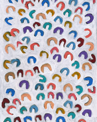 Bess Napanangka Poulson, Mina Mina Dreaming, 107x30cm
