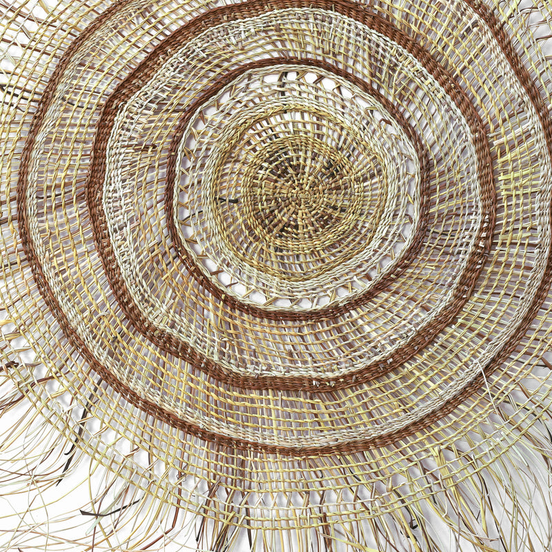 Aboriginal Artwork by Beverley Gararrpa England, Woven Mat, 100cm