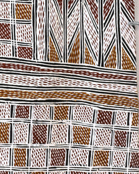 Aboriginal Artwork by Beyamarr #1 Munuŋgurr, Djapu ga Dhudi-Djapu, 148x60cm