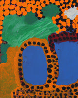 Aboriginal Artwork by Billy Yunkurra Atkins, Untitled, 76x46cm