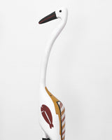 Aboriginal Artwork by Bob Ali, Gomarla (Egret bird) Sculpture, 68cm