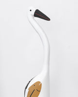 Aboriginal Artwork by Bob Ali, Gomarla (Egret bird) Sculpture, 89cm