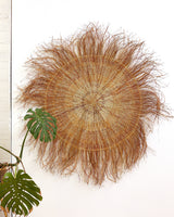 Aboriginal Artwork by Bonnie Burarngarra, Woven Mat, 175cm