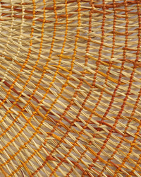 Aboriginal Artwork by Bonnie Burarngarra, Woven Mat, 175cm