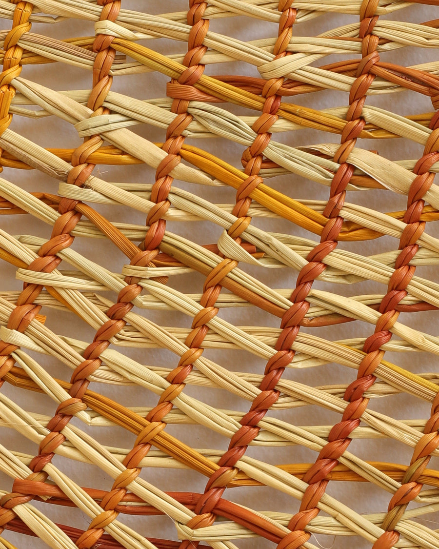 Aboriginal Artwork by Bonnie Burarngarra, Woven Mat, 175cm