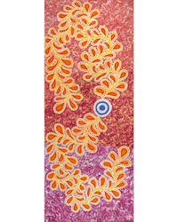 Aboriginal Artwork by Brenda Punytjina Armstrong, Honey Grevillea Dreaming, 152x61cm