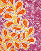 Aboriginal Artwork by Brenda Punytjina Armstrong, Honey Grevillea Dreaming, 152x61cm