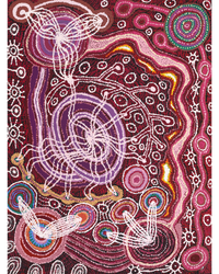 Aboriginal Artwork by Tjaruwa Carolyn Dunn, Piltati Tjukurpa, 122x91cm