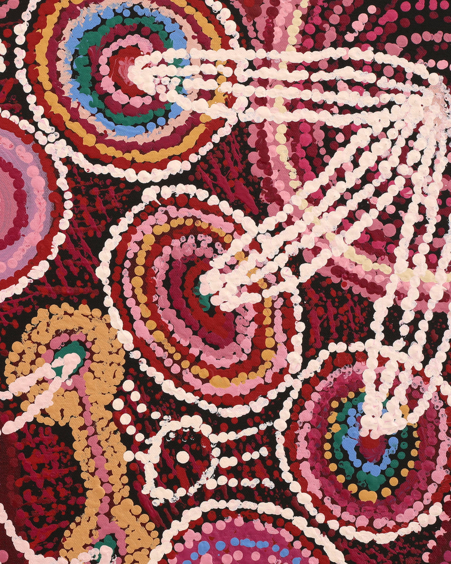 Aboriginal Artwork by Tjaruwa Carolyn Dunn, Piltati Tjukurpa, 122x91cm