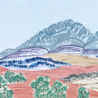 Aboriginal Artwork by Carissa Inkamala, Rutjipma (Mt Sonder), 27.5x13cm