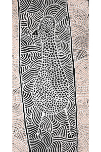 Aboriginal Artwork by Carlene Thompson, Kalaya Tjukurpa, 91x46cm