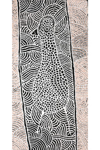 Aboriginal Artwork by Carlene Thompson, Kalaya Tjukurpa, 91x46cm - ART ARK®