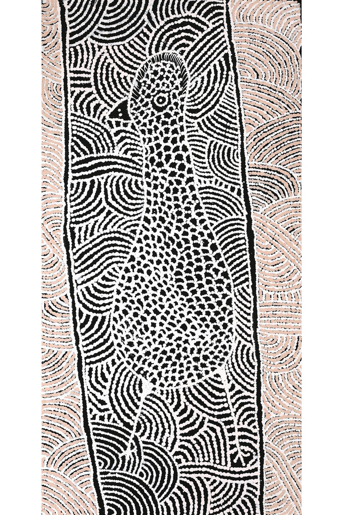 Aboriginal Artwork by Carlene Thompson, Kalaya Tjukurpa, 91x46cm