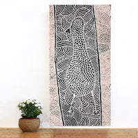 Aboriginal Artwork by Carlene Thompson, Kalaya Tjukurpa, 91x46cm