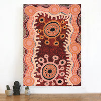 Aboriginal Artwork by Tjaruwa Carolyn Dunn, Piltati Tjukurpa, 102x72cm