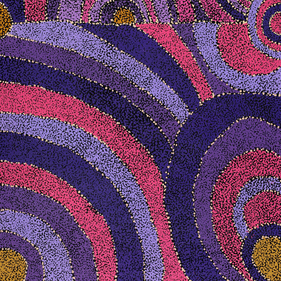 Aboriginal Artwork by Carol Young, Ngura Tjuta (Big Country), 122x76cm