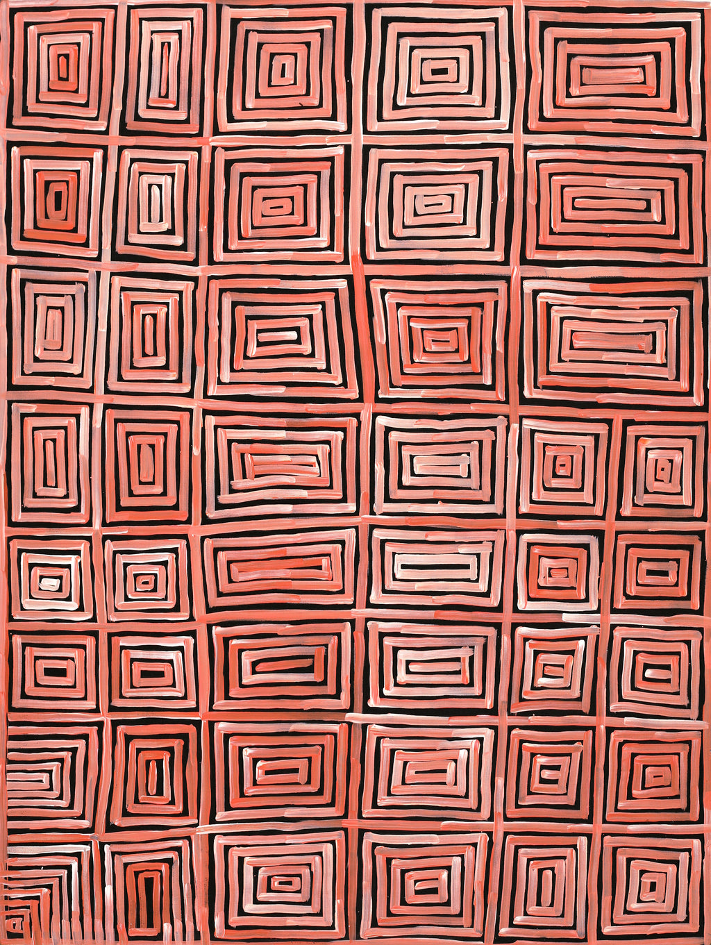 Aboriginal Artwork by Carol Young, Walka Wiru Ngura Wiru, 101x76cm