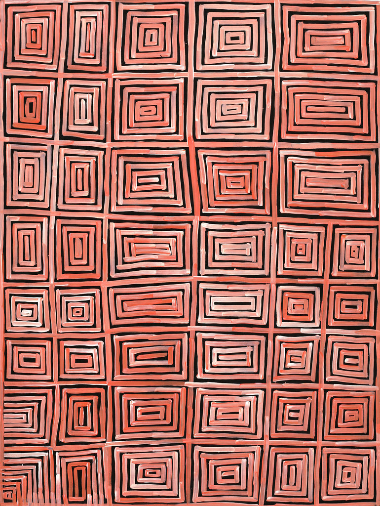 Aboriginal Artwork by Carol Young, Walka Wiru Ngura Wiru, 101x76cm