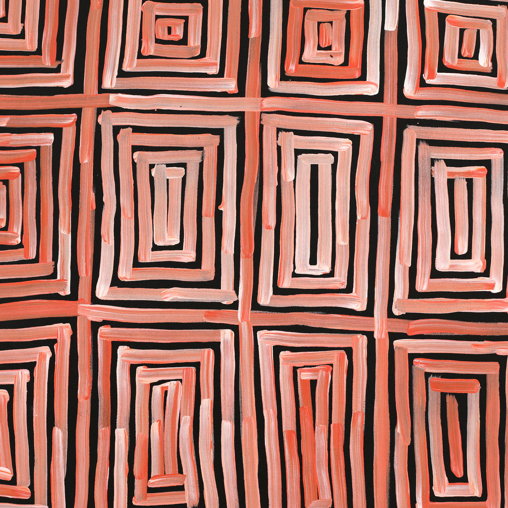 Aboriginal Artwork by Carol Young, Walka Wiru Ngura Wiru, 101x76cm