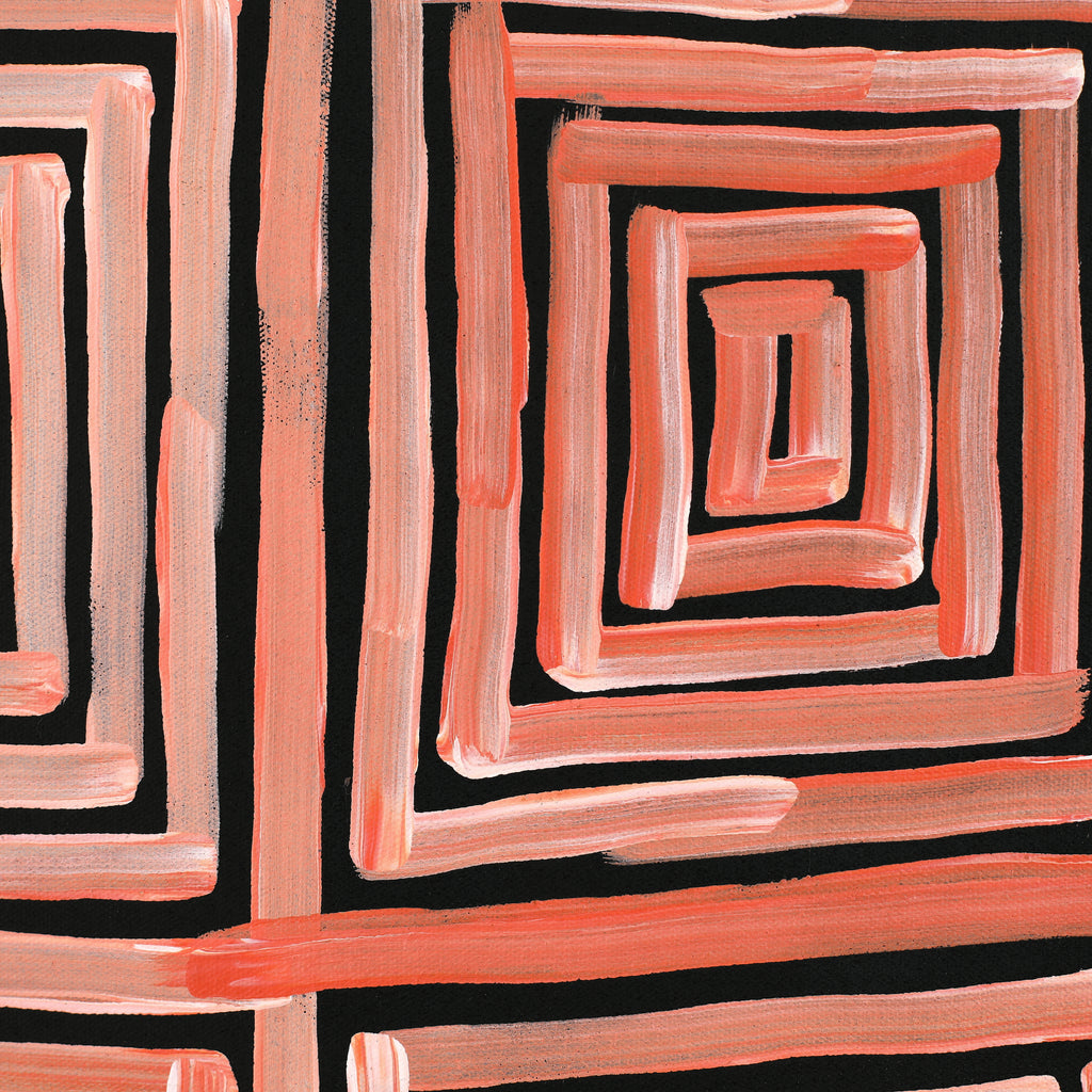 Aboriginal Artwork by Carol Young, Walka Wiru Ngura Wiru, 101x76cm