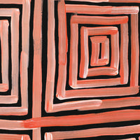 Aboriginal Artwork by Carol Young, Walka Wiru Ngura Wiru, 101x76cm