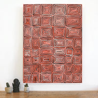 Aboriginal Artwork by Carol Young, Walka Wiru Ngura Wiru, 101x76cm