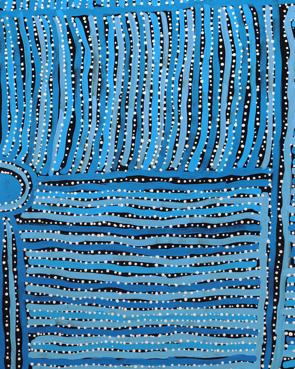 Aboriginal Artwork by Carol Young, Walka Wiru Ngura Wiru, 102x77cm