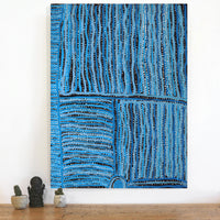 Aboriginal Artwork by Carol Young, Walka Wiru Ngura Wiru, 102x77cm