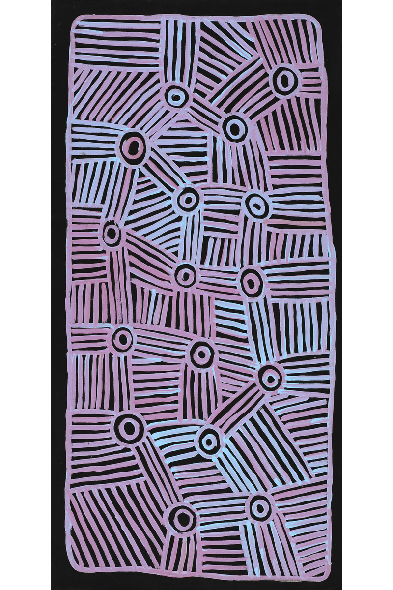 Aboriginal Art by Carol Young, Walka Wiru Ngura Wiru, 91x46cm - ART ARK®