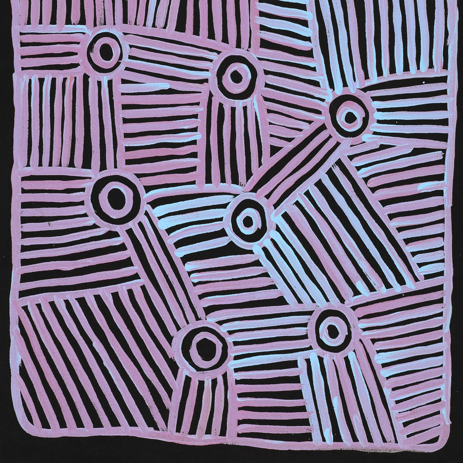 Aboriginal Artwork by Carol Young, Walka Wiru Ngura Wiru, 91x46cm