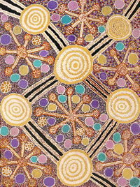 Aboriginal Artwork by Carolyn Dunn, Piltati Tjukurpa, 122x91cm