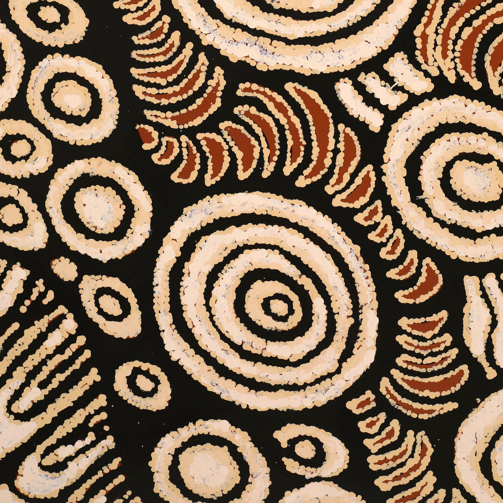 Aboriginal Artwork by Tjaruwa Carolyn Dunn, Piltati Tjukurpa, 101x76cm